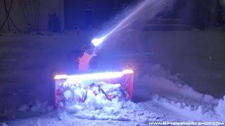 Spyker Workshop - 1X-2 Mini Snow Blower - Snow!