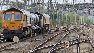 Colas Rail Class 66's no's: 66791-66792 @ Swindon (3S59) 23/10/2024.