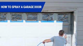 How to Spray Your Garage Door - Magnum