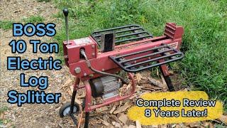 BOSS 10 Ton Electric Log Splitter