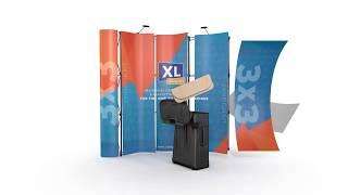 How To Assemble a 3x3 Pop Up Exhibition Stand | XL Displays