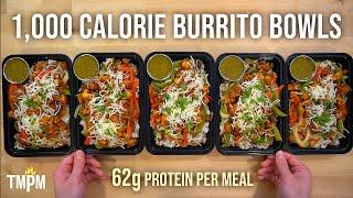 Chicken Burrito Bowl Meal Prep for Muscle Gain