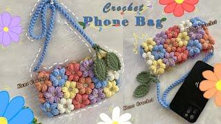 MIND-BLOWING Crochet Flower Designs for Phone Bags Revealed  Crochet Bag