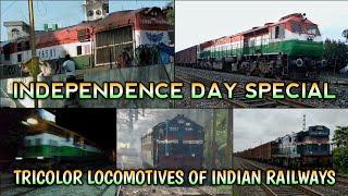  Independence Day Special | 5 in 1 Compilation | Tricolor Locomotives of Indian Railways 