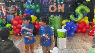 Birthday party Fun | California | pacman themed birthday | Aizaan birthday