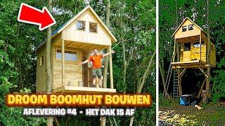 De Droom boomhut begint erop te lijken!! Het dak bouwen - afl 4