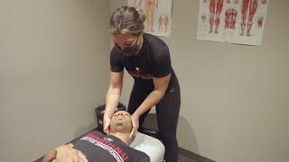 She Gives Him His First Chiropractic Adjustment!  [Reaction]