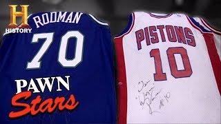 Pawn Stars: Dennis Rodman Signed Jerseys | History