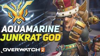 BEST CLIPS OF THE #1 JUNKRAT IN OVERWATCH 2 "AQUAMARINE" - OVERWATCH 2 MONTAGE