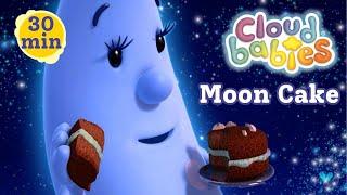 Mid Autumn Festival  Baking a Moon Cake! Moon Clip Compilation | Cloudbabies Official