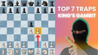 TOP 7 KING'S GAMBIT TRAP !! | Worth It to Try | Part 1