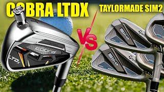 TaylorMade SIM2 Max Irons vs Cobra LTDx Golf Irons - Head-to-Head Review 2024