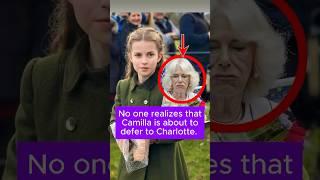 No one realizes that Camilla is about to defer to Charlotte.  #QueenCamilla #PrincessCharlotte