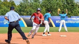 Highlights Day 2 Men's Softball World Cup Group C  Mejores Jugadas día 2 en el Grupo C