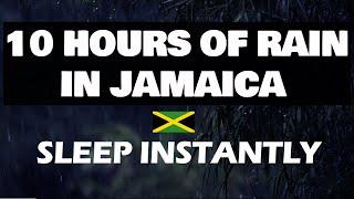 10 HOURS of NIGHT RAIN, Jamaica Rain Sounds to Sleep, Study, Relax, Reduce Stress, Meditate