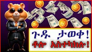 ክፍያው መጠን ታወቀ! HAMSTER KOMBAT TOKEN DISTRIBUTION: Airdrop Tasks TBA @Osmiteck @bighabesha 2024