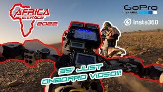 ONBOARD rally motorbike | AFRICA RACE 2022 | GoPro and Insta360 videos