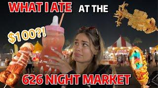 I SPENT $100 at the 626 NIGHT MARKET!!! | Arcadia, California