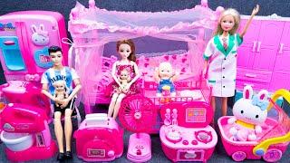 26 Minutes Satisfying With Unboxing My Fancy Life Barbie Princess Dream House Toys ASMR Review