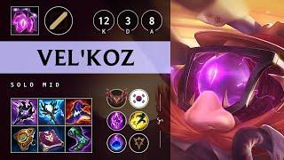 Vel'Koz Mid vs Irelia: Godlike - KR Grandmaster Patch 14.18