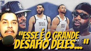 Carmelo Anthony e D.Wade sobre PORQUÊ o caminho dos EUA para o ouro NÃO será FÁCIL (REACT)