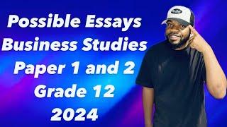 2024 Business Studies Essays EXPOSED!