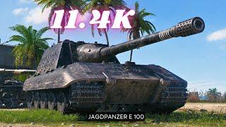 Jagdpanzer E 100 - 11.4K Damage World of Tanks   #wot #worldoftanks