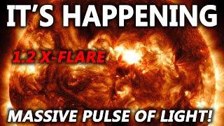 1.2 X-FLARE EXPLODES from the Sun  The Space Weather is Getting Wild 