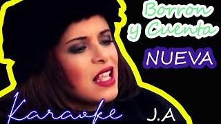 Borron y Cuenta Nueva Jocelyn Arias  Karaoke