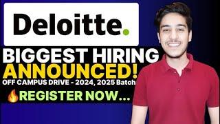 Deloitte, NTT Data, Revature Hiring Drive | OFF Campus Drive | 2025, 2024 Batch Hiring | Fresher job