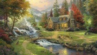 Mountain Paradise by Thomas Kinkade