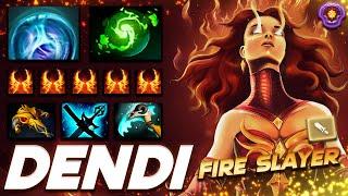 Dendi Lina Fire Slayer - Dota 2 Pro Gameplay [Watch & Learn]