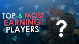 TOP 6 MOST EARNING PLAYERS - Daily 5+ BGL Profit !! - Growtopia 2022