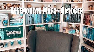 Lesemonate März - Oktober 2023 || Endlich ein neues Video || @rubyredbooks