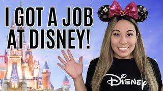 I Got a Job at Disney!