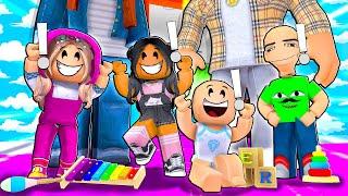 DAYCARE KIDS GET ADOPTED BY A MILLION DOLLAR FAMILY! ROBLOX