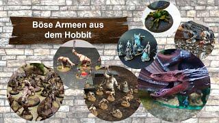 Armeen der bösen Seite aus dem Hobbit- Überblicksvideo- Mittelerde/ Herr der Ringe Tabletop