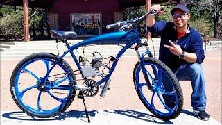 66/80cc Screaming Demon Motorized Gas Bike Full-throttle Ride and Review + 500W NAKTO Santa Monica