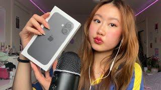 ASMR unboxing iphone 16