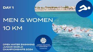 Men & Women 10 km | Final | World Aquatics Open Water Swimming Junior World Championships 2024