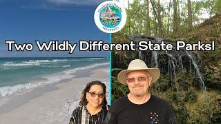 "Exploring Nature's Beauty: Henderson Beach & Falling Waters State Parks" Florida State Park Vanlife