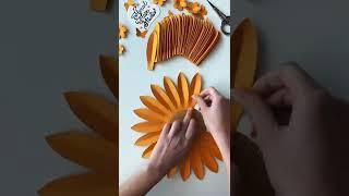 Paper Sunflower, Cricut Files, Flower Crafts,, DIY Decor, Handmade Gift, DIY Summer Crafts, Floral