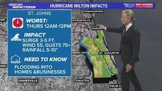 Hurricane Milton impacts for Northeast Florida and Southeast Georgia: County-by-county