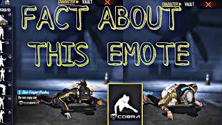 FACT ABOUT ONE FINGER EMOTE IN FREE FIRE MAX ||#7AGAMING