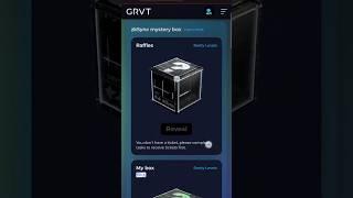 GRVT - zkSync 🪙 Mystery Box Airdrop  #GRVT #crypto #cryptonews #vairal #airdrop