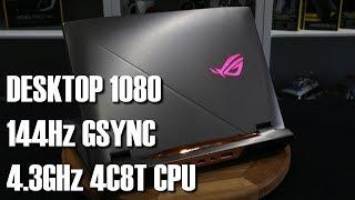 Asus ROG Chimera G703 144Hz Gsync GTX 1080 Gaming Laptop Review