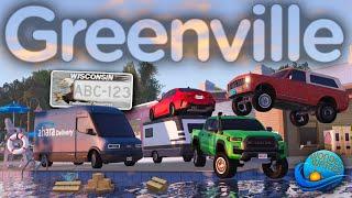 TOWABLE TRAILERS, INTERACTIVE SAHARA DELIVERY JOB, 32 NEW CARS, & MORE! (Roblox Greenville UPDATE)