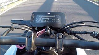 Honda cb125r 2021 0-100 km/h and top speed