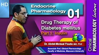 Endocrine Pharmacology (Ar) - 01 - Diabetes mellitus - Part 1- Insulin