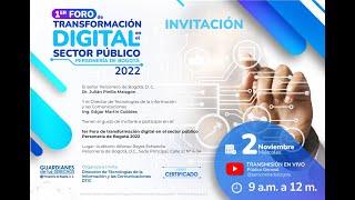 1er Foro de Transformación Digital en el Sector Público